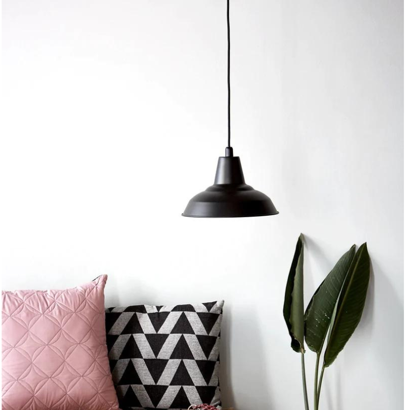 Nordlux Black Industrial Style Pendant Light - Lyne Collection