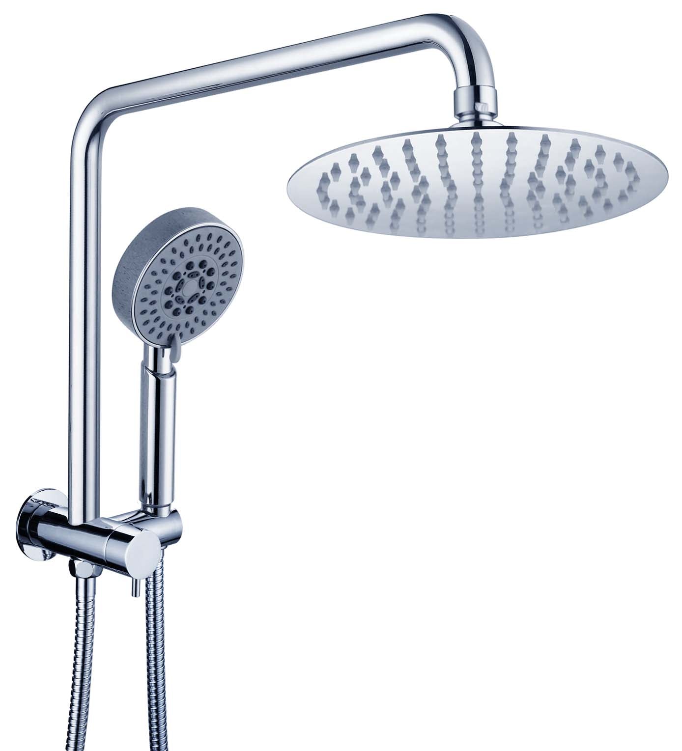 Chrome-finished Logan Luxury Shower System for Stylish Bathrooms