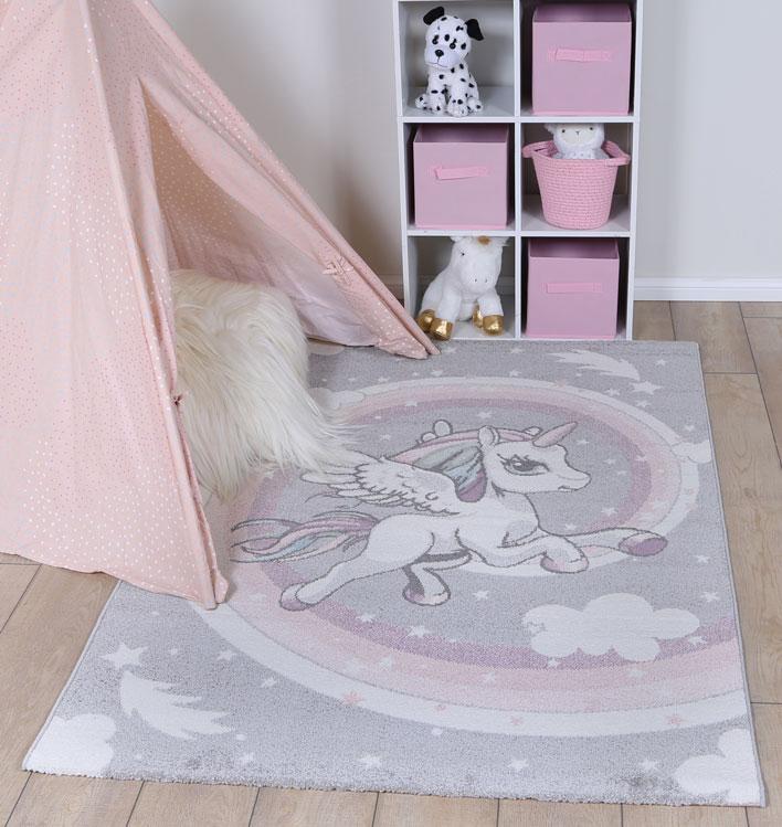 Rainbow Unicorn Kids Rug - Nova Brand for Youngsters