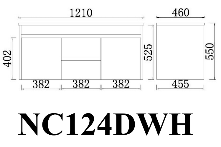 Hot Sale! Poseidon Nova Plywood Wall Hung Bathroom Vanity in 1200mm (Single/Double Bowl)