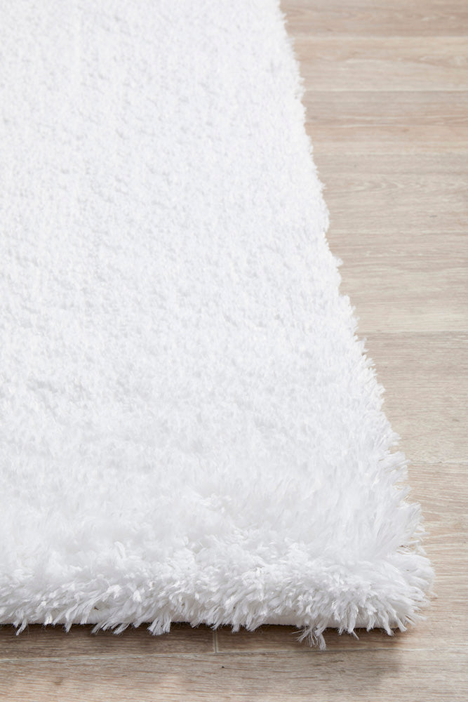Hot Sale! Exquisite Angel White Polyester Shag Rug for Contemporary Interiors