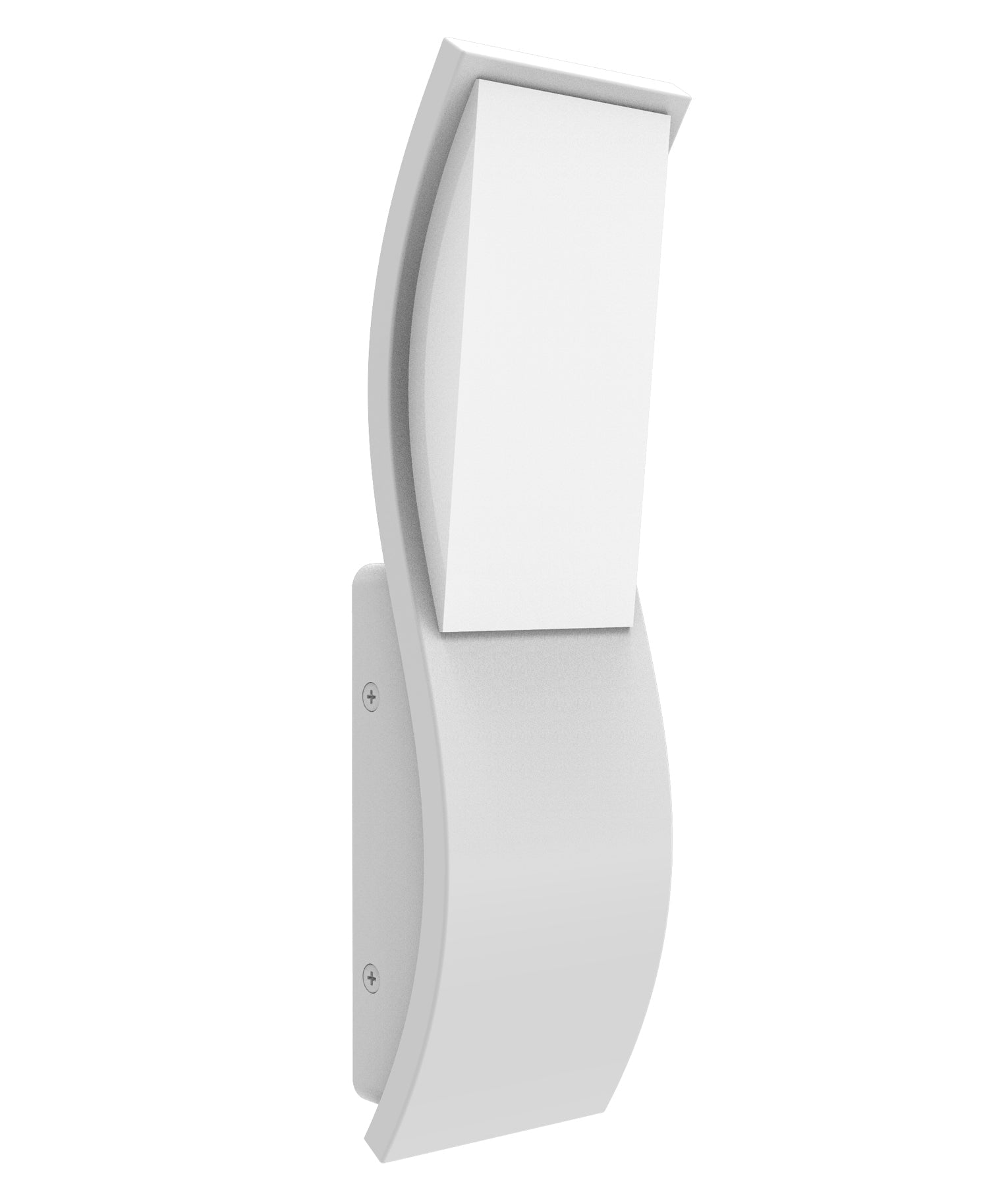 OLA IP65 Exterior LED Wavy Rectangular Surface - Mounted Wall Lights