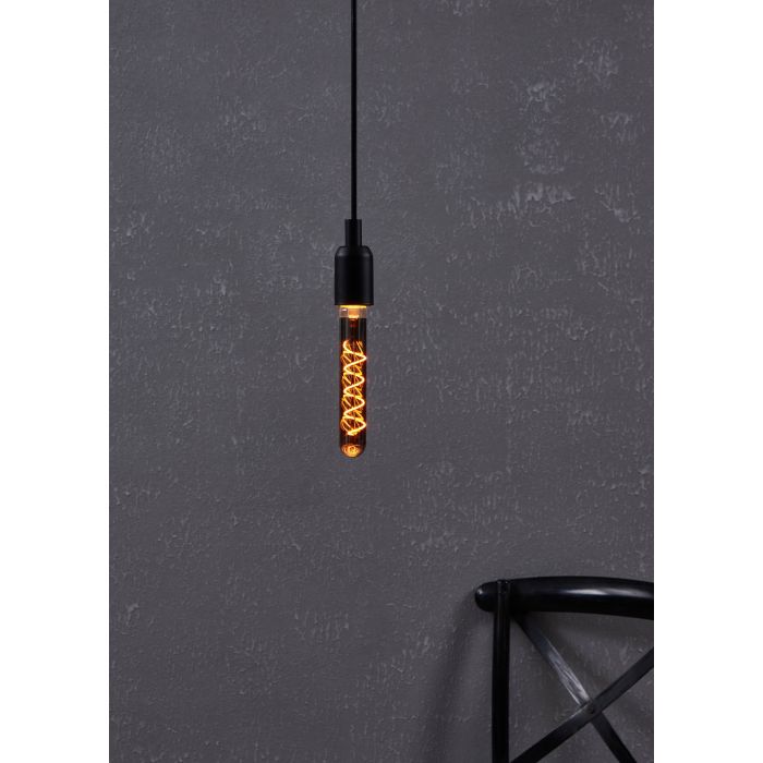 6-Pack 4W E27 LED T30 Black Transparent Globe - Great Deal!