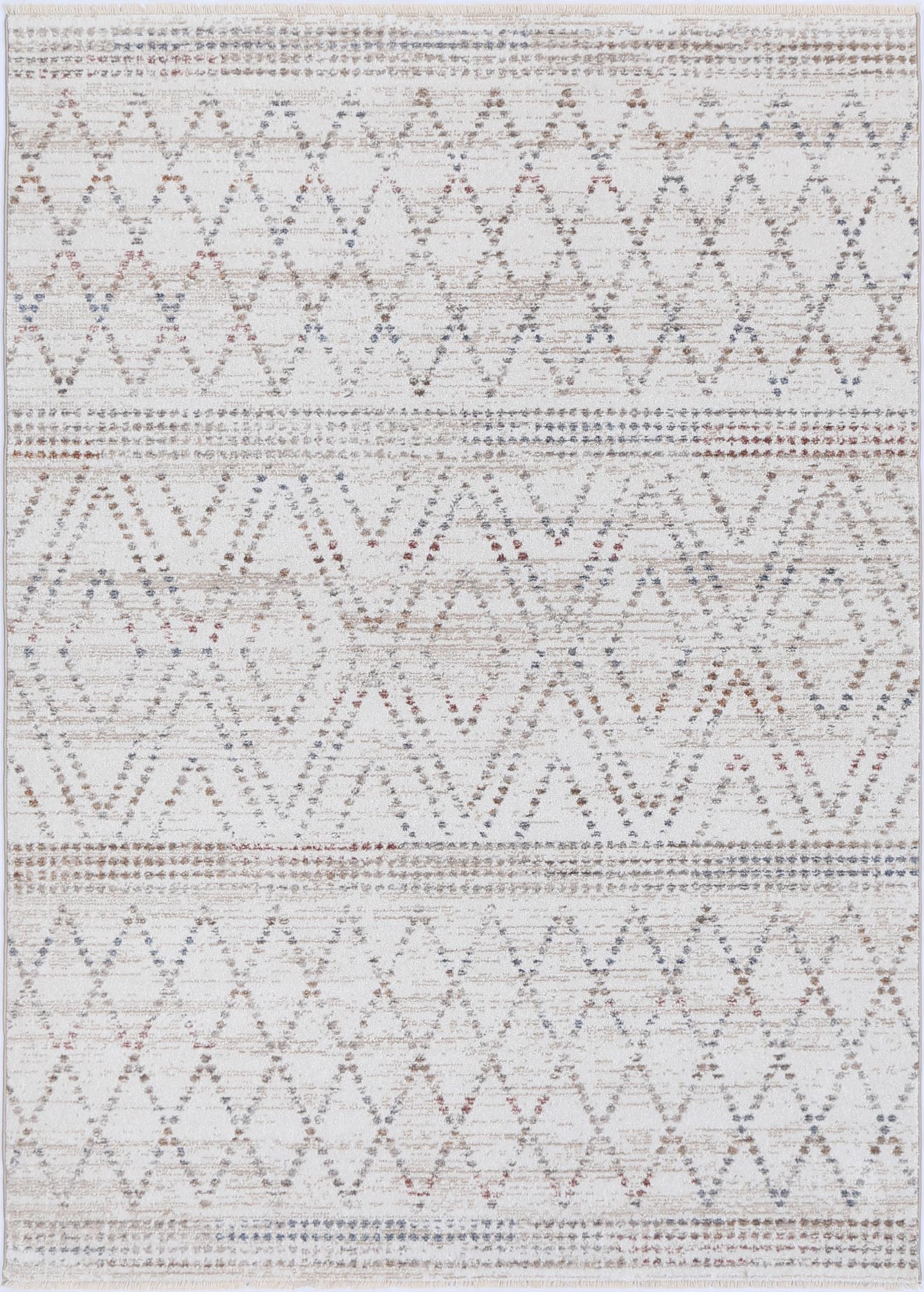 Soft Annapolis Tabriz Beige Geometric Rug - Ideal for Any Room