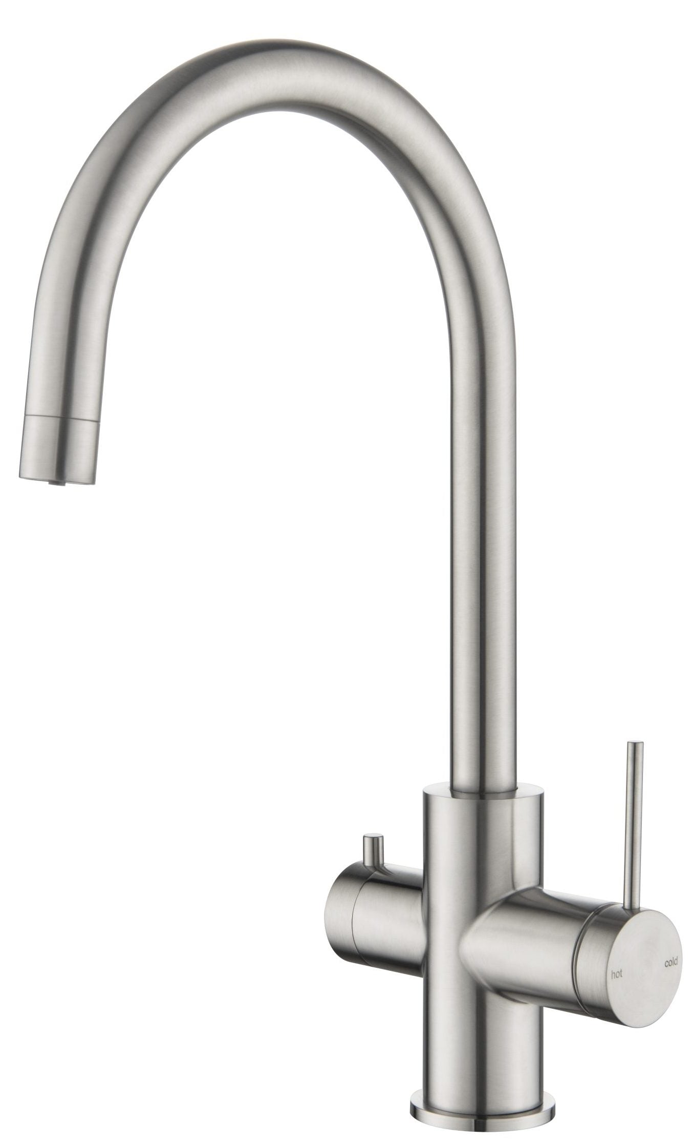 Hot Deal! Brushed Nickel Mica 3-Way Filter Kitchen Sink Mixer for Pure Water