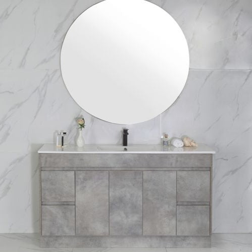 Exclusive LOLA Freestanding Vanity in Stylish Grey - Available in All Sizes