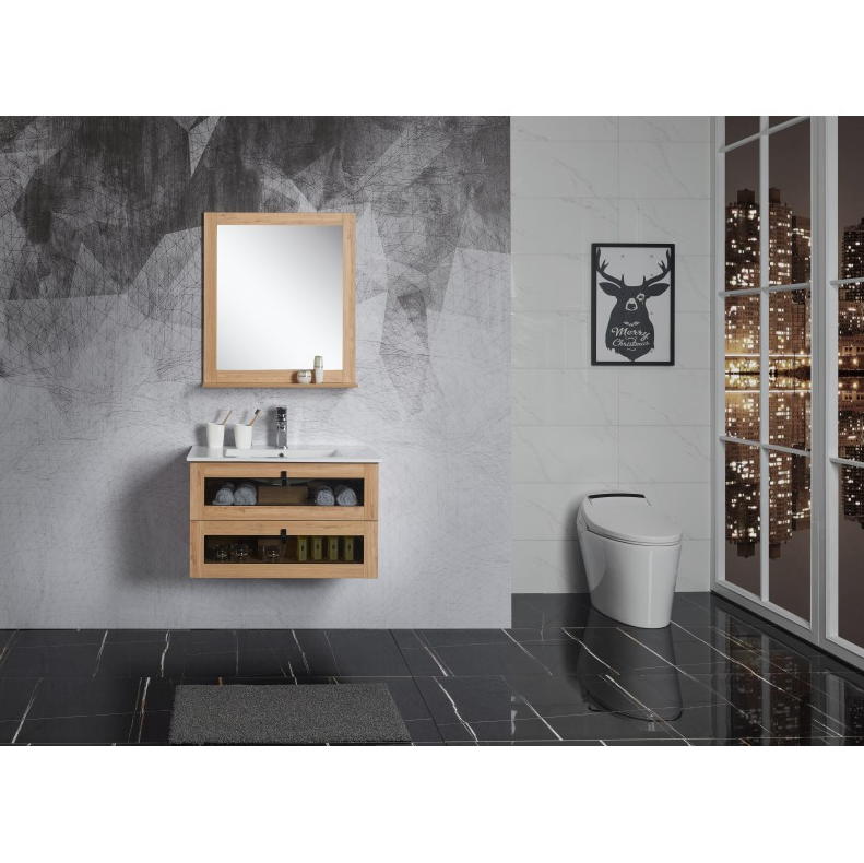On Sale! 800x800mm Manhattan Square Wall - Hung Frame Mirror for Easy Home Decor