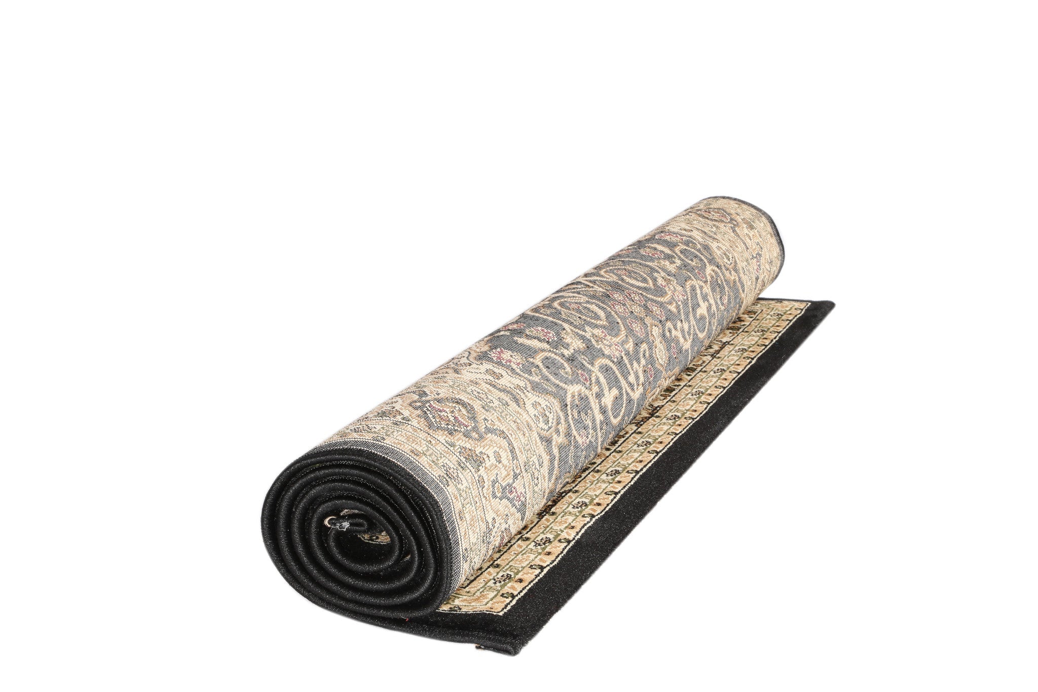 Hot Sale! Traditional Flowered Rug with Ornate Black Border