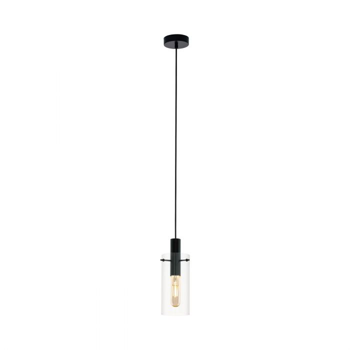 Stylish MONTEFINO 66 Steel Black Pendant Light for Elegant Lighting