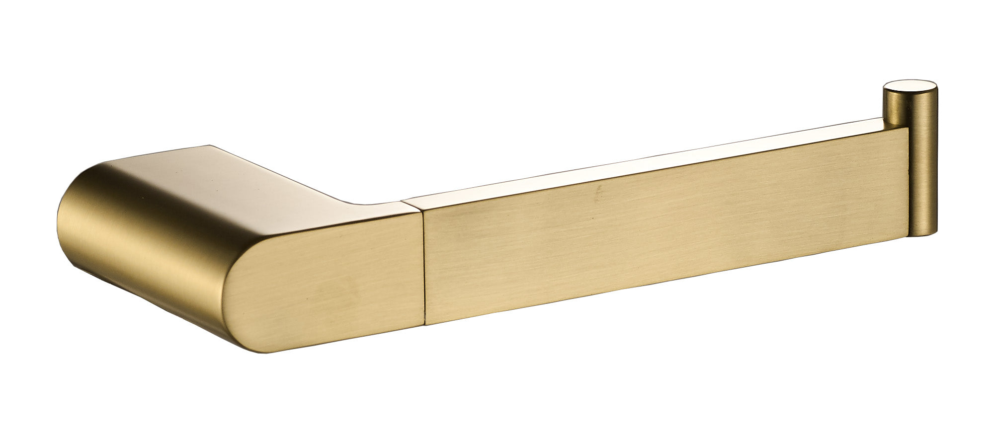 Get This Stylish Brushed Gold Flores Toilet Roll Holder with 7-Year Warranty