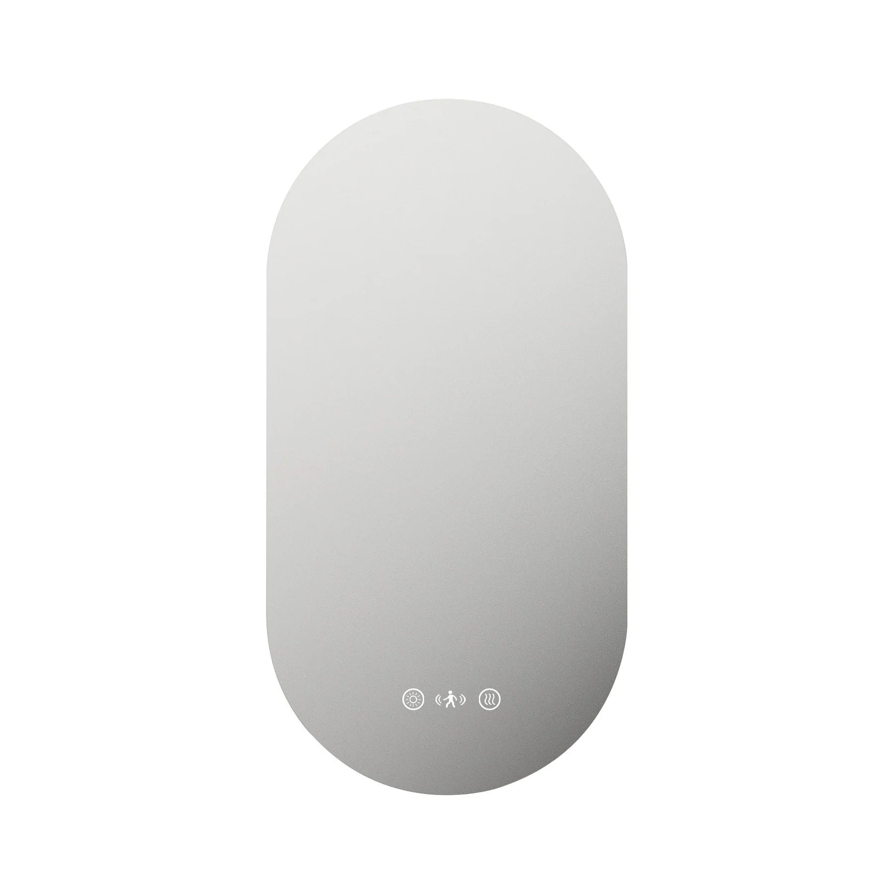 Hot Sale! Mercio Oval Frameless LED Bathroom Mirror, 500x900mm