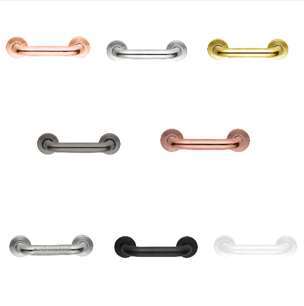 200mm Grab Rail with Optional Color - Ideal for Assisted Living