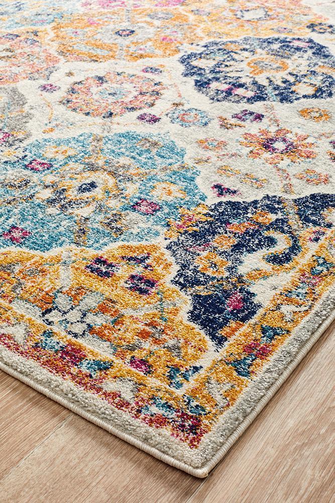 Rust-Colored Museum Ainsley Power-Loomed Polypropylene Rug