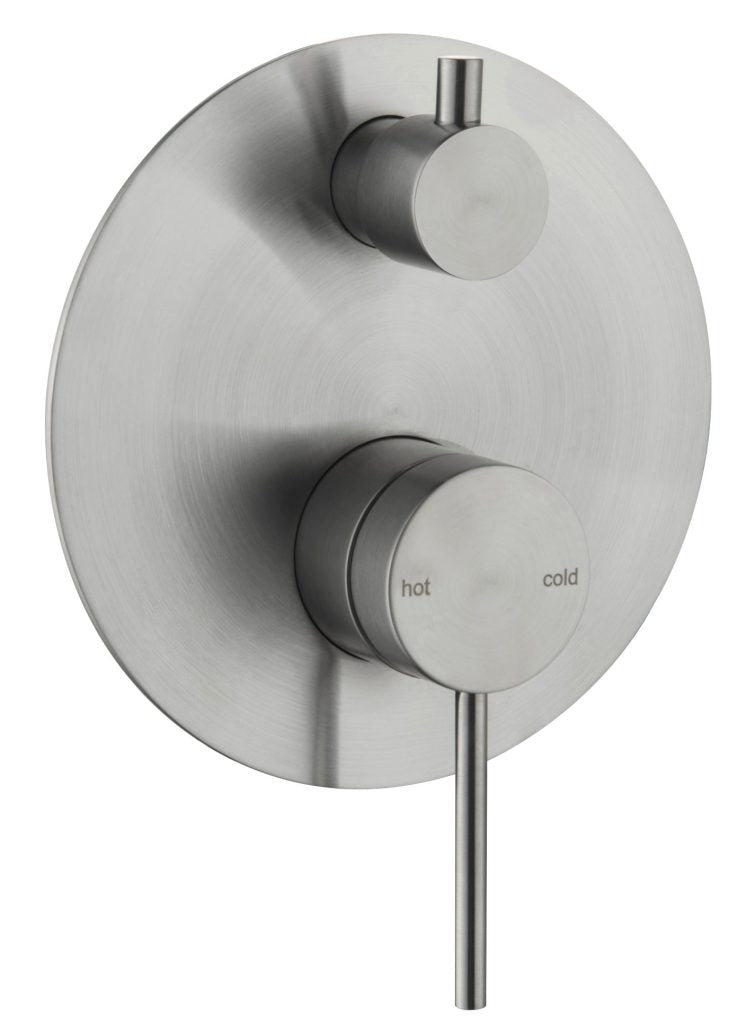 Hot Sale! 1P Brushed Nickel Mica Shower Mixer with Diverter for Bathroom Upgrade
