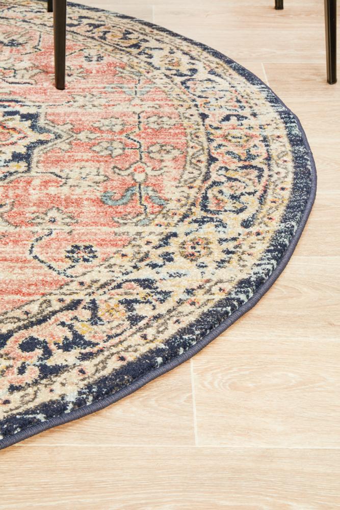 Hot Deal! Legacy Brick Round Polypropylene Rug