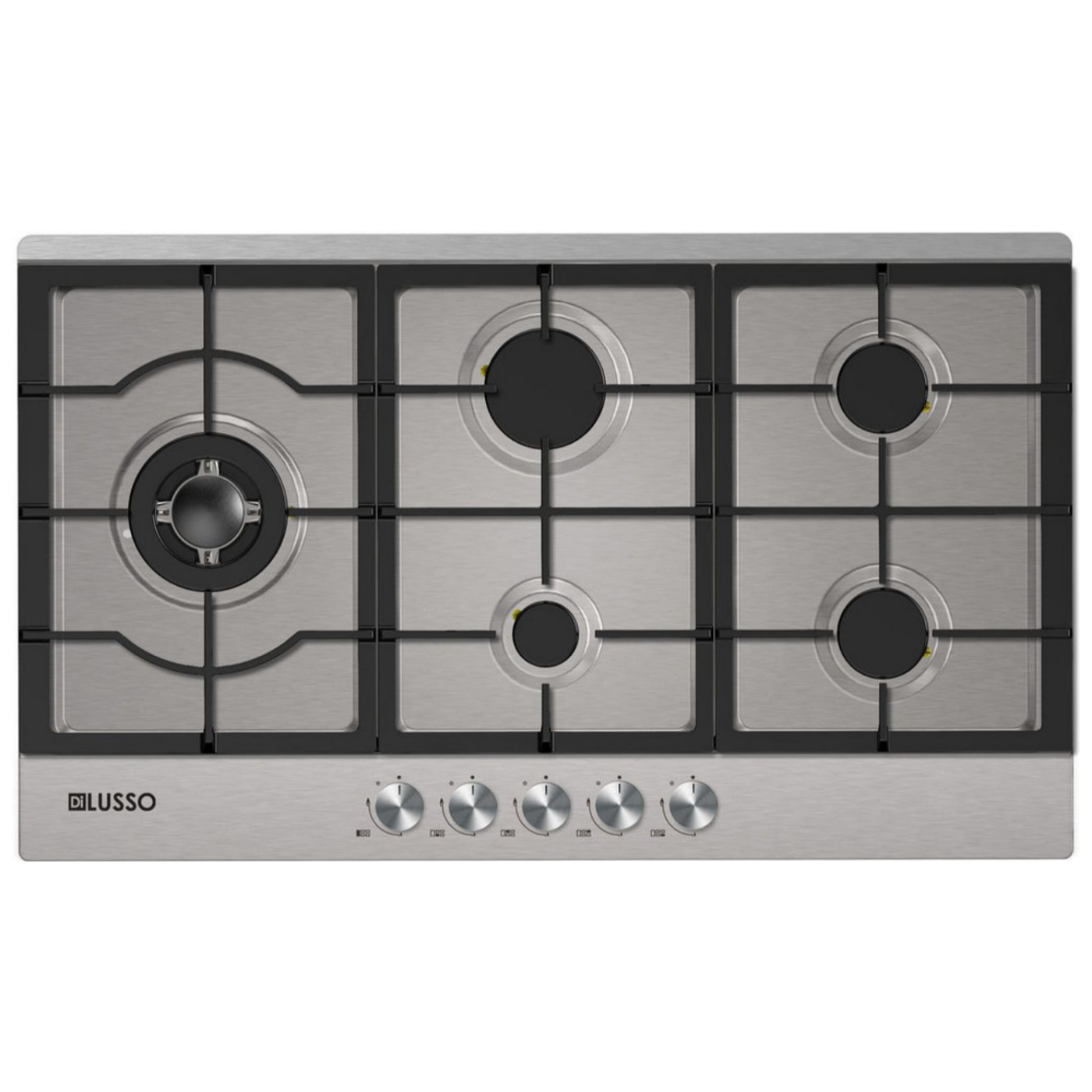 900mm Stainless Steel Gas Cooktop with Side Triple Ring Wok Burner