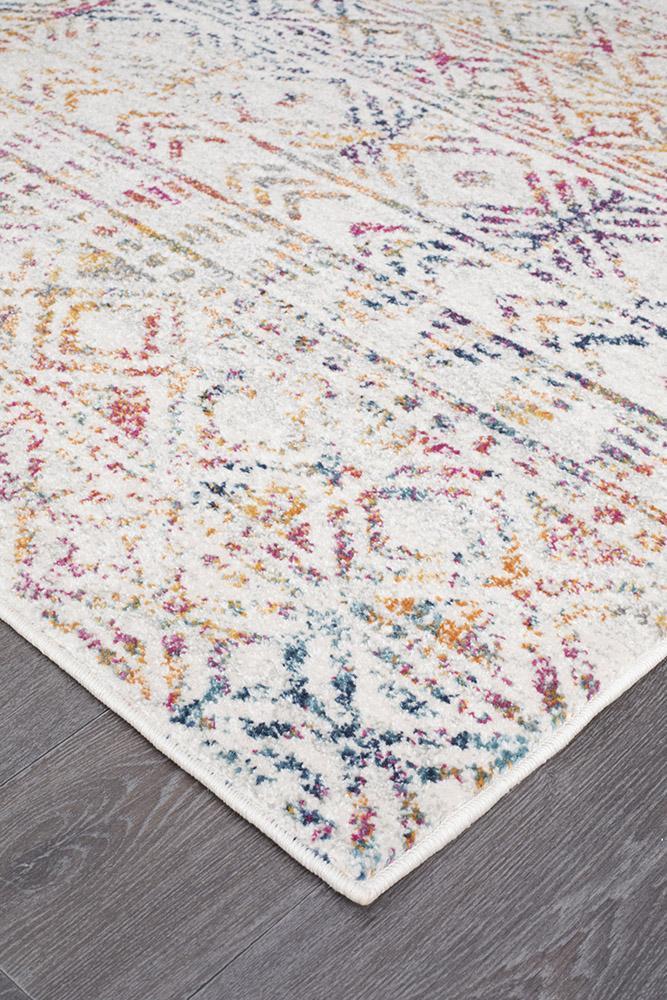 Hot Sale! Oasis Ismail Multi - Colored Rustic Bohemian/Tribal Style Polypropylene Rug from Turkey
