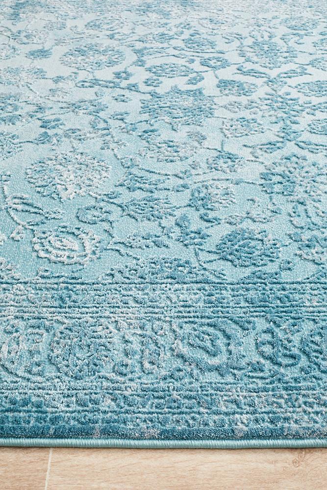 Opulence Marion Blue Area Rug - Crafted for Elegant Decor with Soft Tones