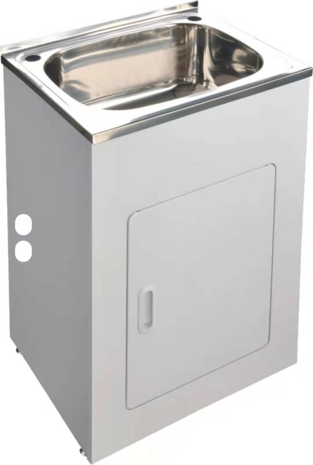 Get This 35L Stainless Steel Laundry Tub with Cabinet (455x555x870) Today!