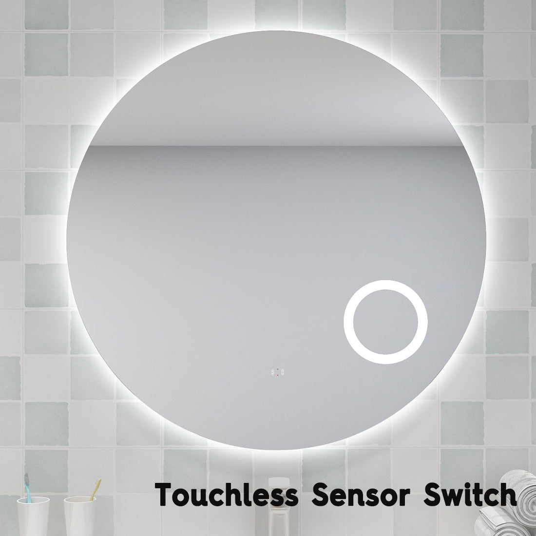 Super Deal! 900mm Poseidon LED Backlit Vanity Mirror with Magnifier