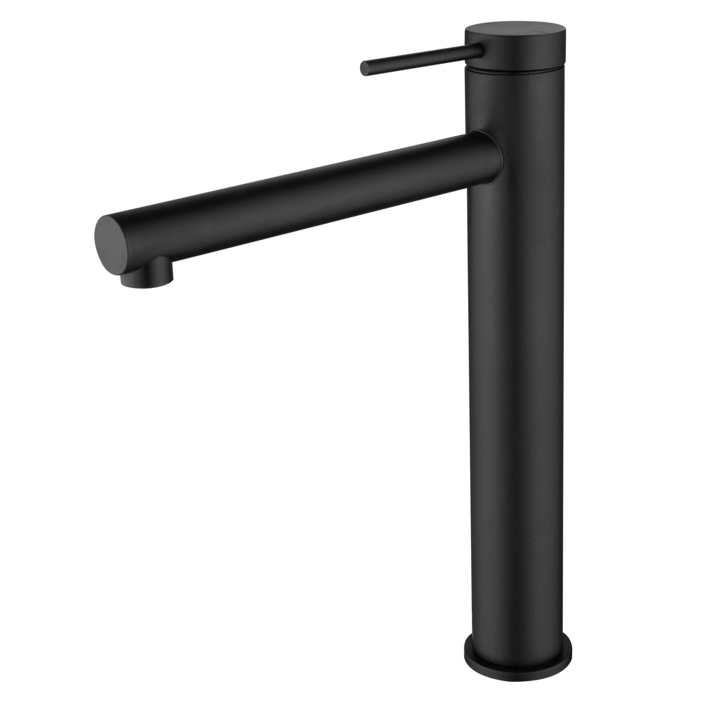 Hot Deal! Black Mica Straight Tall Basin Mixer