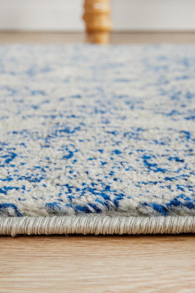 Hot! Evoke Frost Blue Transitional Area Rug