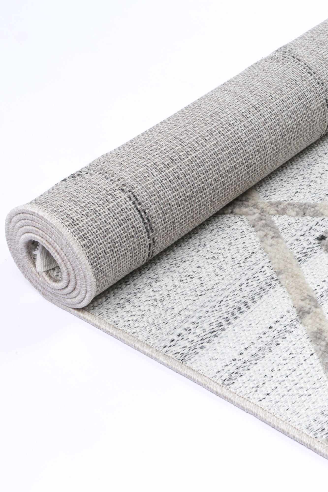 Hot! Nefeli Grey Diamond Polypropylene Rug