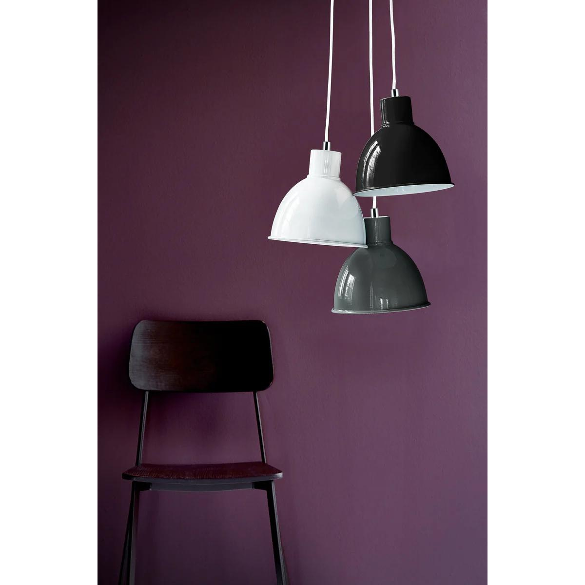 Stylish Anthracite Metal Pendant Light for Dining or Kitchen