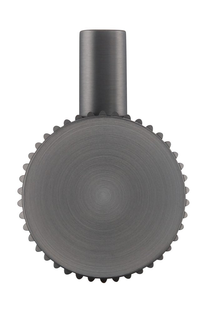 Stylish Brushed Gun Metal Mica Fluted Robe Hook for Your Bathroom