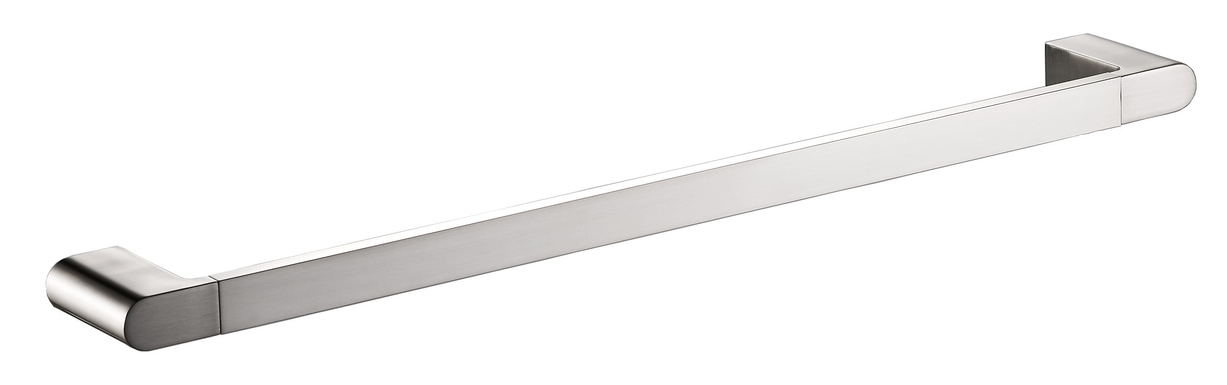 Hot Deal! 600 mm Flores Single Brushed Nickel Towel Rail