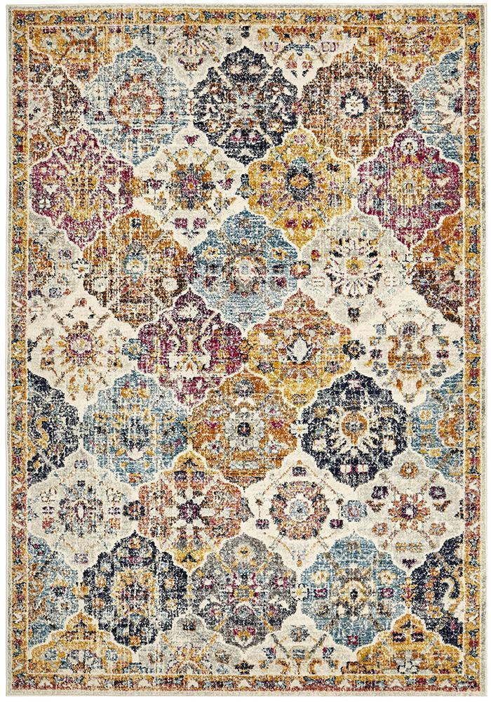 Rust-Colored Museum Ainsley Power-Loomed Polypropylene Rug