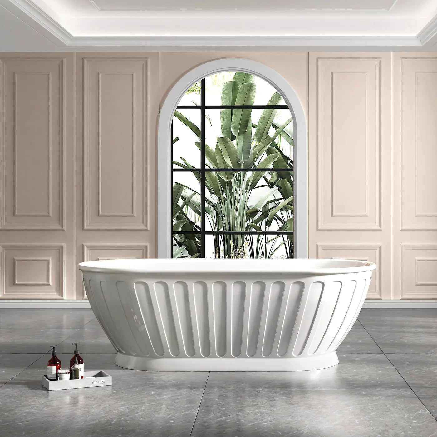 Norwich Freestanding Non-Overflow Bathtub in Premium Acrylic for Classic Bathrooms
