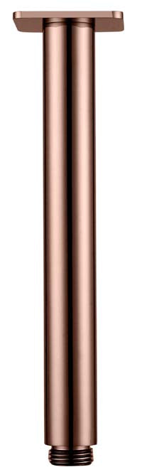 Hot Sale! Rose Gold Limpid Ceiling Shower Arm in 100mm, 200mm, 300mm, 400mm Sizes