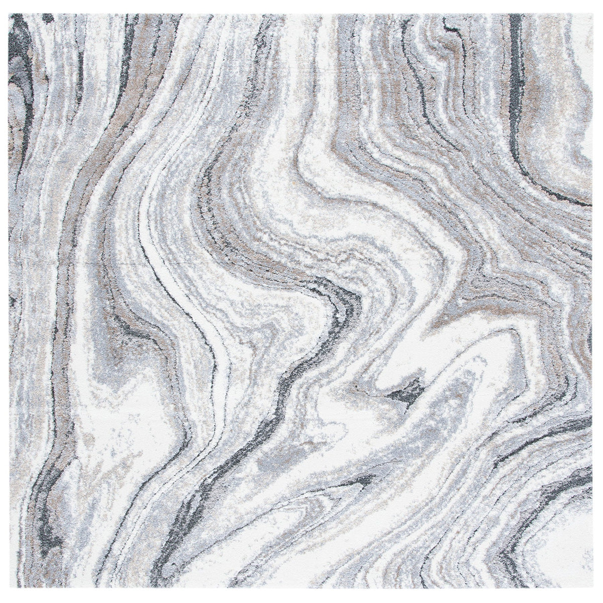 Soft and Luxurious 20mm Pile Mineral Grey Power - Loomed Rug