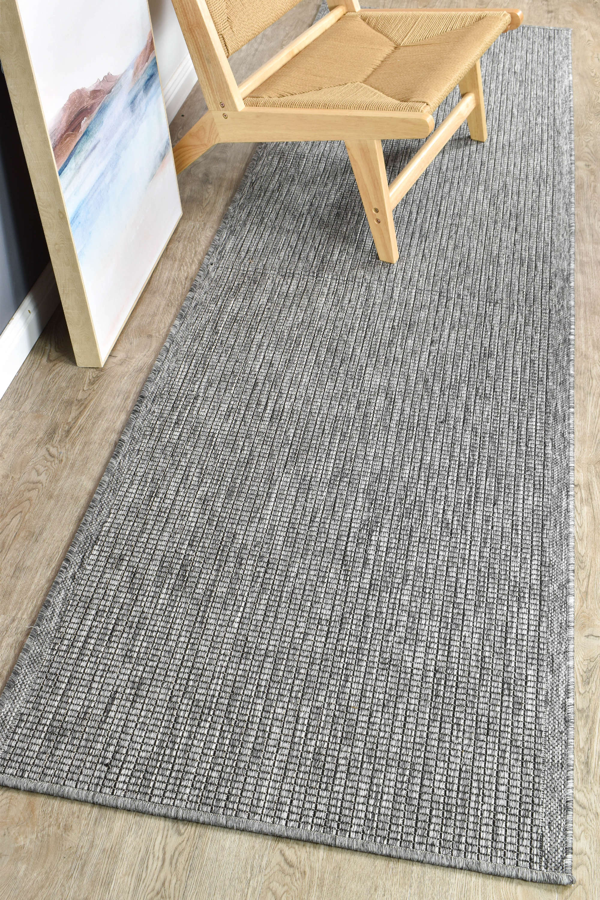 Durable Dark Grey Alaska Rug in Various Sizes - 1303 - DM9E