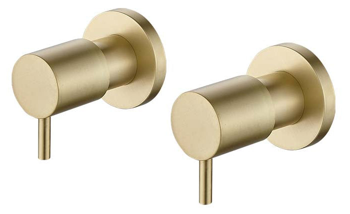 Elegant Brushed Gold Luxury Wall Top Assemblies