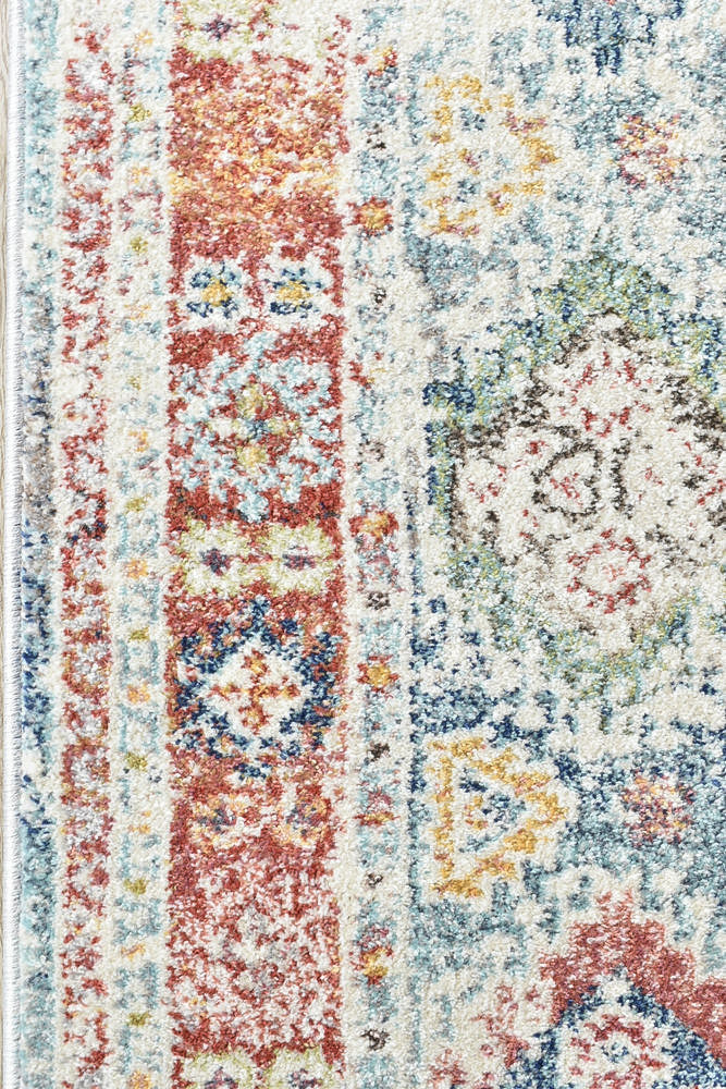 Grey Turkey-Made Machine-Woven Polypropylene Morocco 0414A Tile Rug