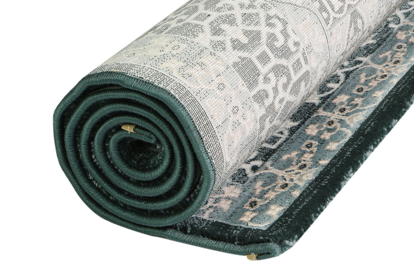 Oregon Navy Blue Oriental Rug - Vintage Flair Sale