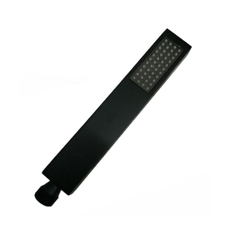 Hot Sale! AQU Square Handheld Shower Spray Head in Matte Black Brass