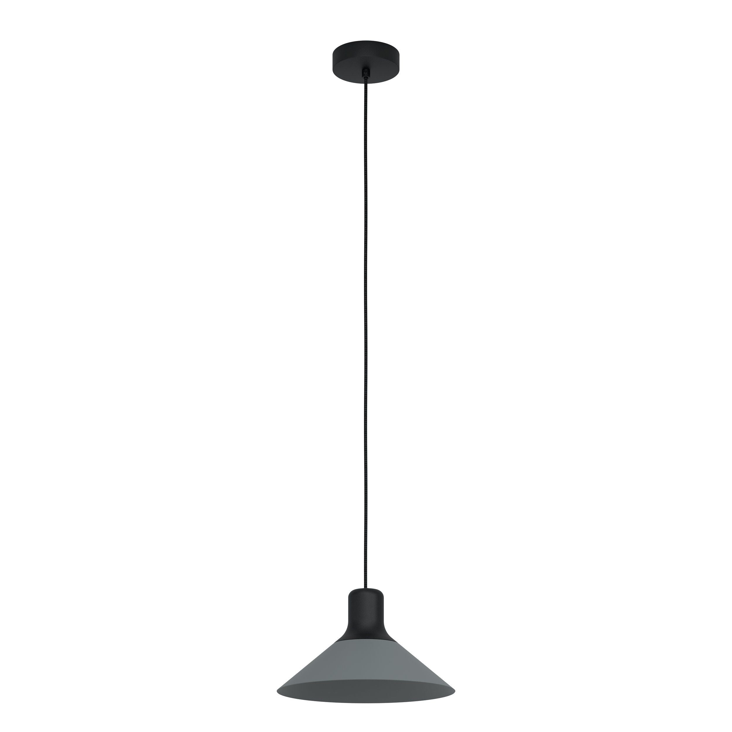 Stylish ABREOSA Steel Pendant Light with Black and Grey Tones