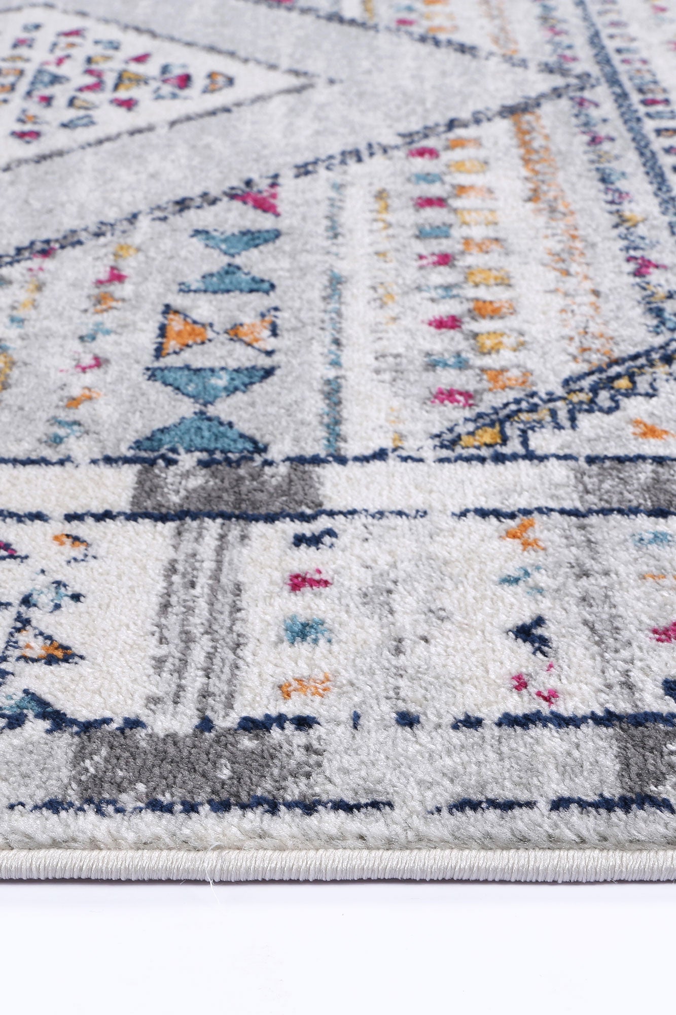 Durable Multi Tribal Polypropylene Rug from Turkey