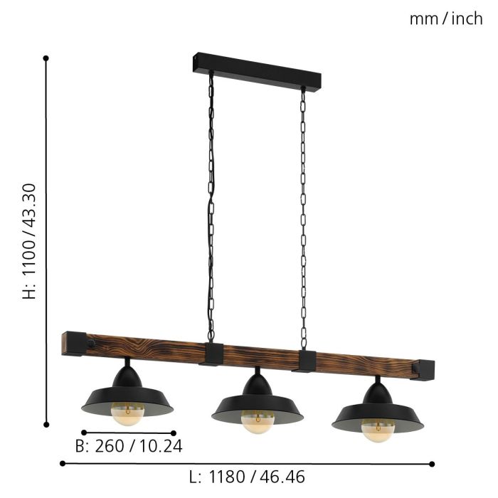 OLDBURY Vintage Pendant Light - Exclusive Offer