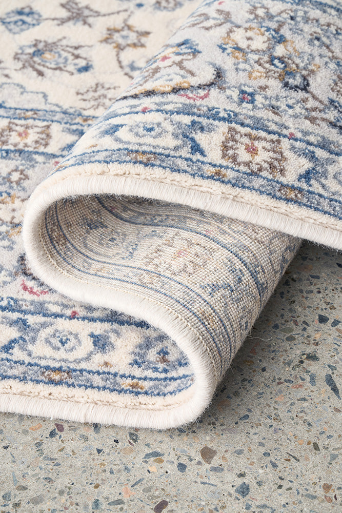 Hot Sale! Exquisite Ivory Melody Kashan Persian-Style Rug for Home Decor