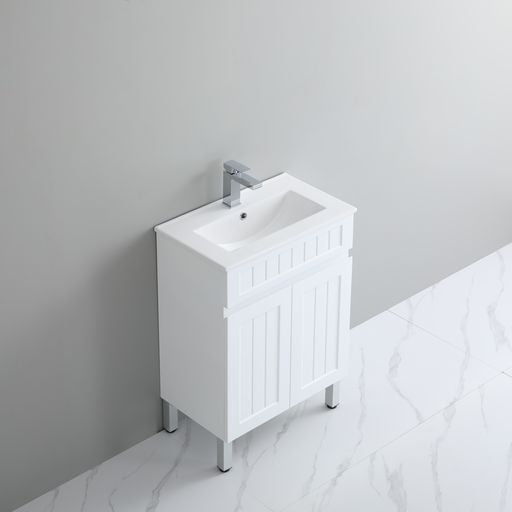 Acacia Shaker PVC Floor Vanity 600 - Premium Quality