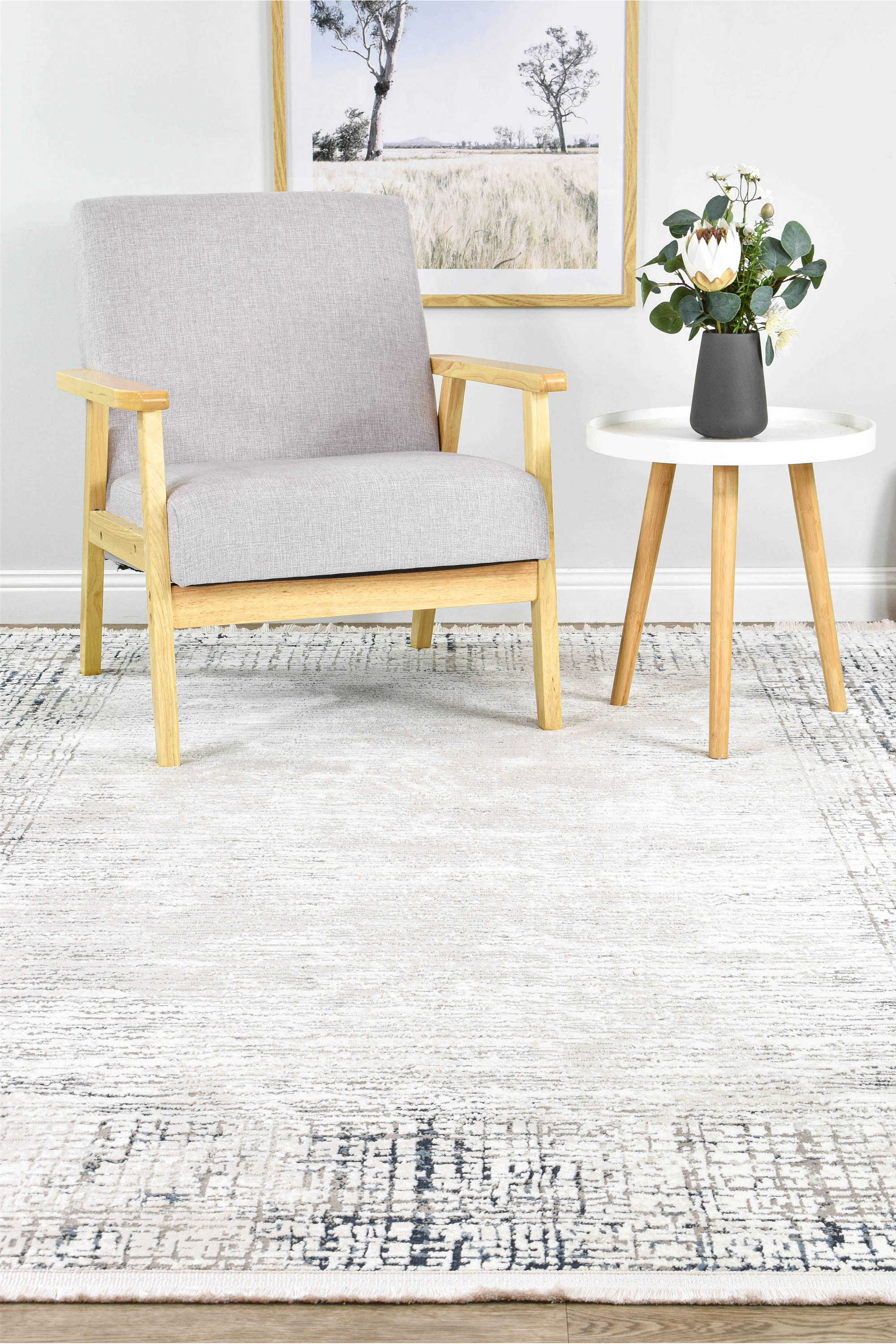 Amara 25420A Sandy Gorge Cozy Polypropylene Rug - Ideal for Any Room, Made in Turkey