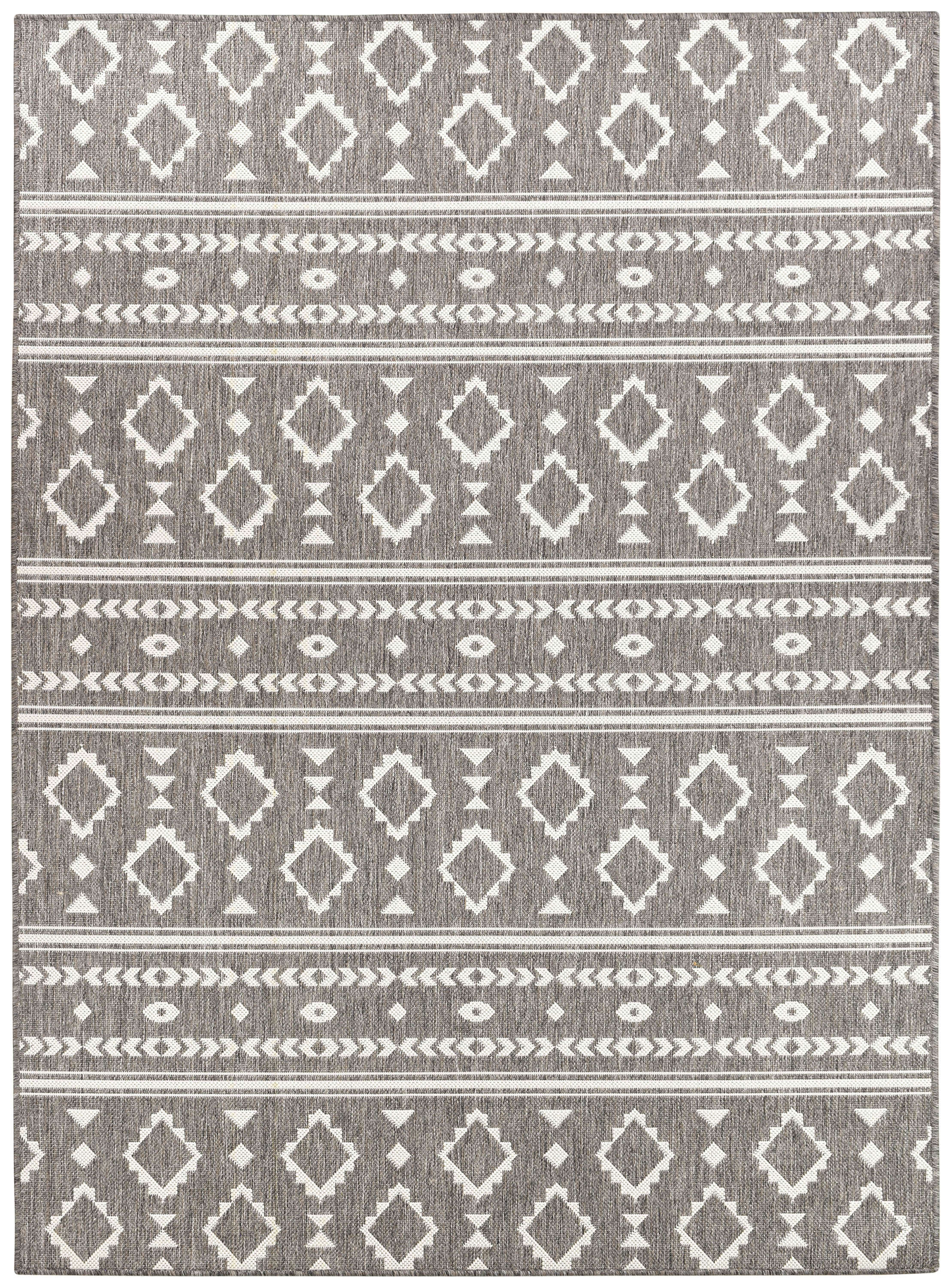 Affordable Alaska Brown Washable Rug - Ideal for Indoors & Outdoors