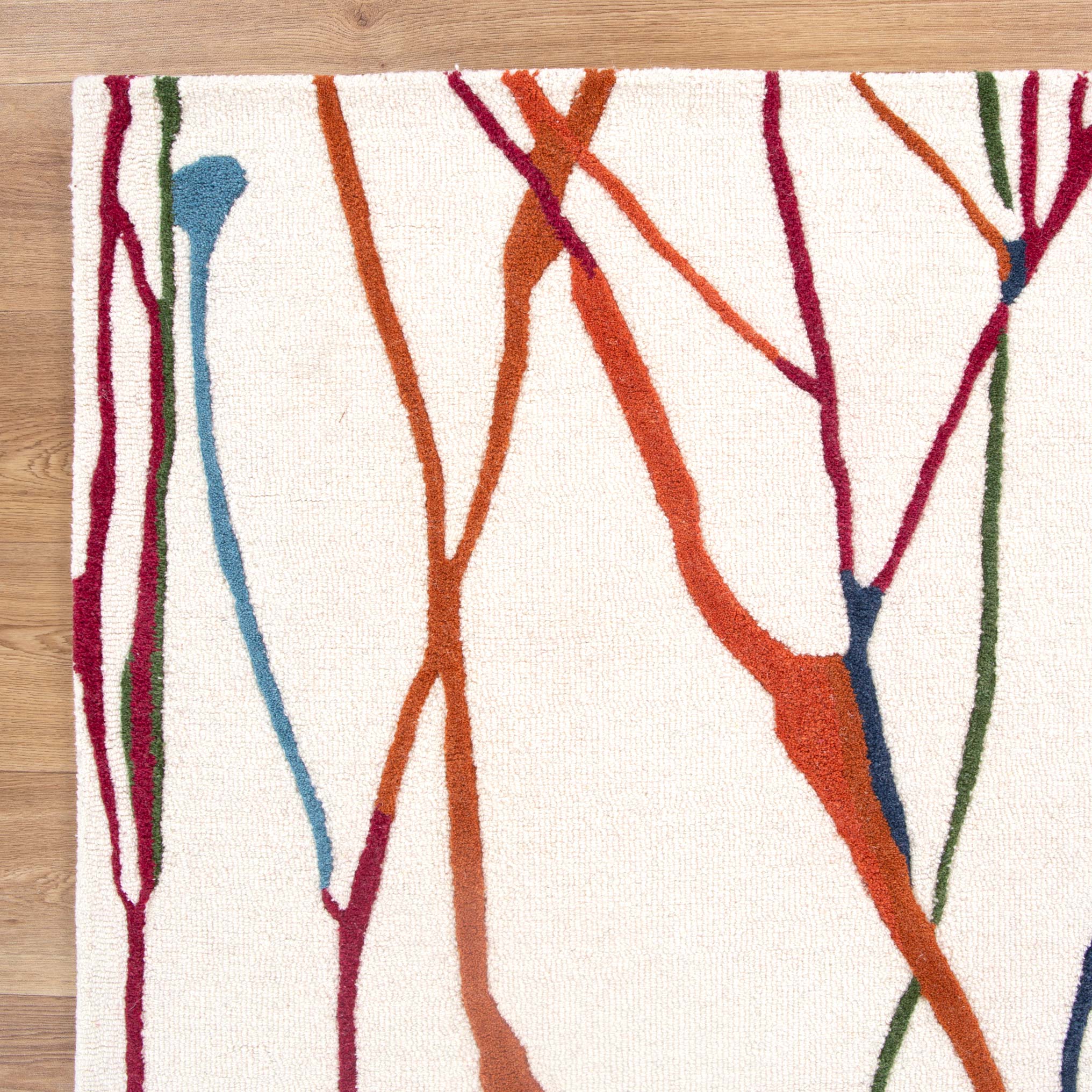 Exclusive Les Nomades Multi - Wool Hand - Tufted Rug for Modern Spaces
