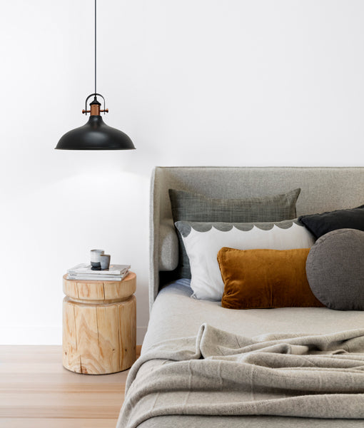 Hot Sale! Scandinavian Industrial Copper-Plated Dome-Shaped Interior Single Pendant Lights