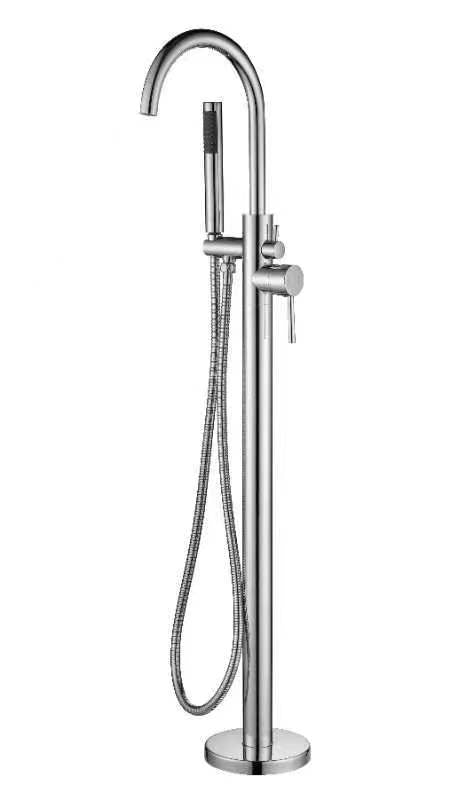 Chrome Optus Free-Standing Bath Mixer with 15-Year Warranty