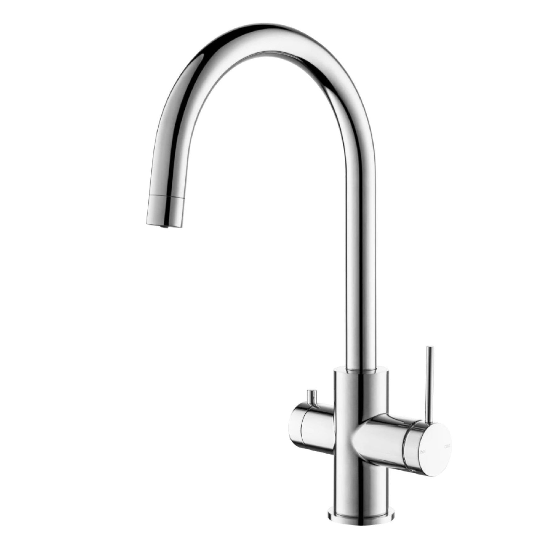 Chrome Mica 3-Way Water Filtering Sink Mixer for Kitchen Use